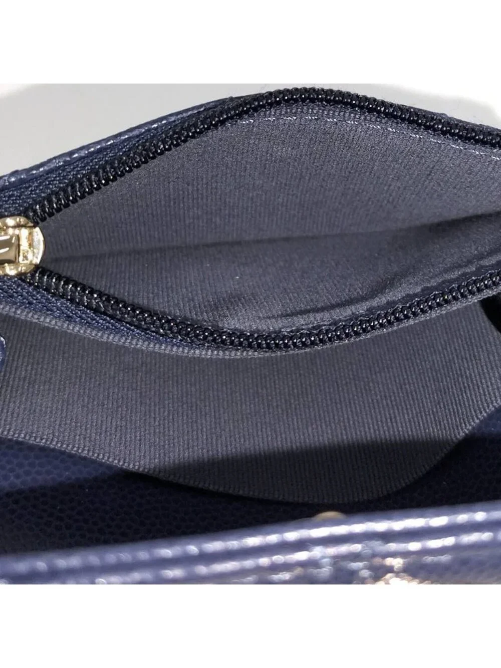 Chanel Coin Case Card Navy